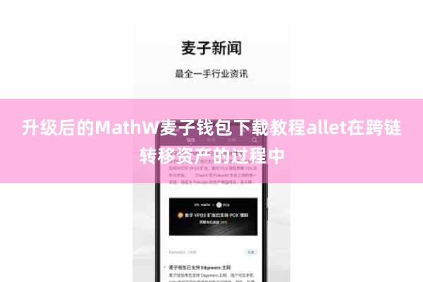 升级后的MathW麦子钱包下载教程allet在跨链转移资产的过程中