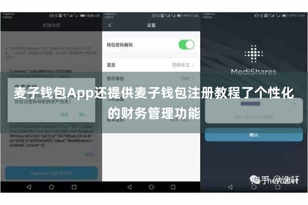 麦子钱包App还提供麦子钱包注册教程了个性化的财务管理功能