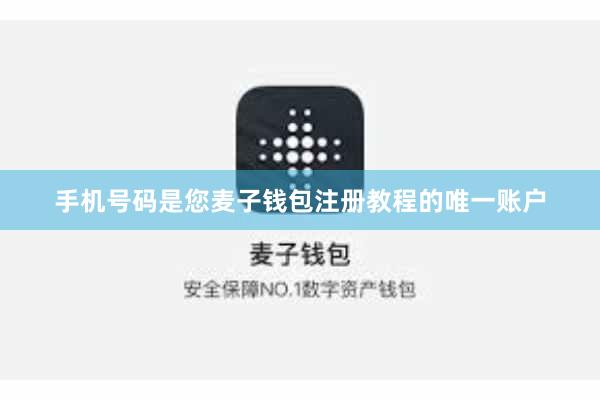 手机号码是您麦子钱包注册教程的唯一账户